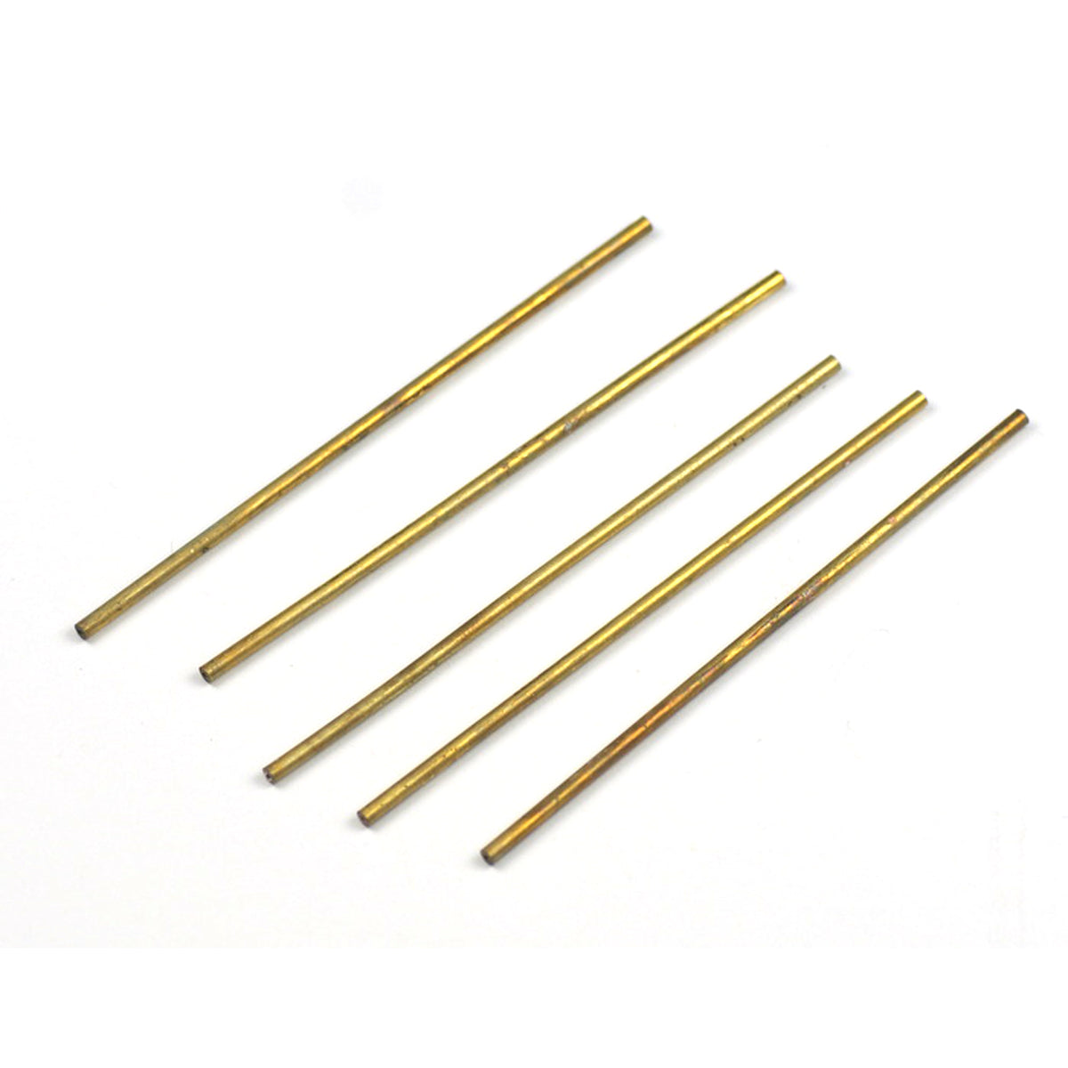 5x Brass hollow bushing wire clock repairs clockmakers parts spares new bush new